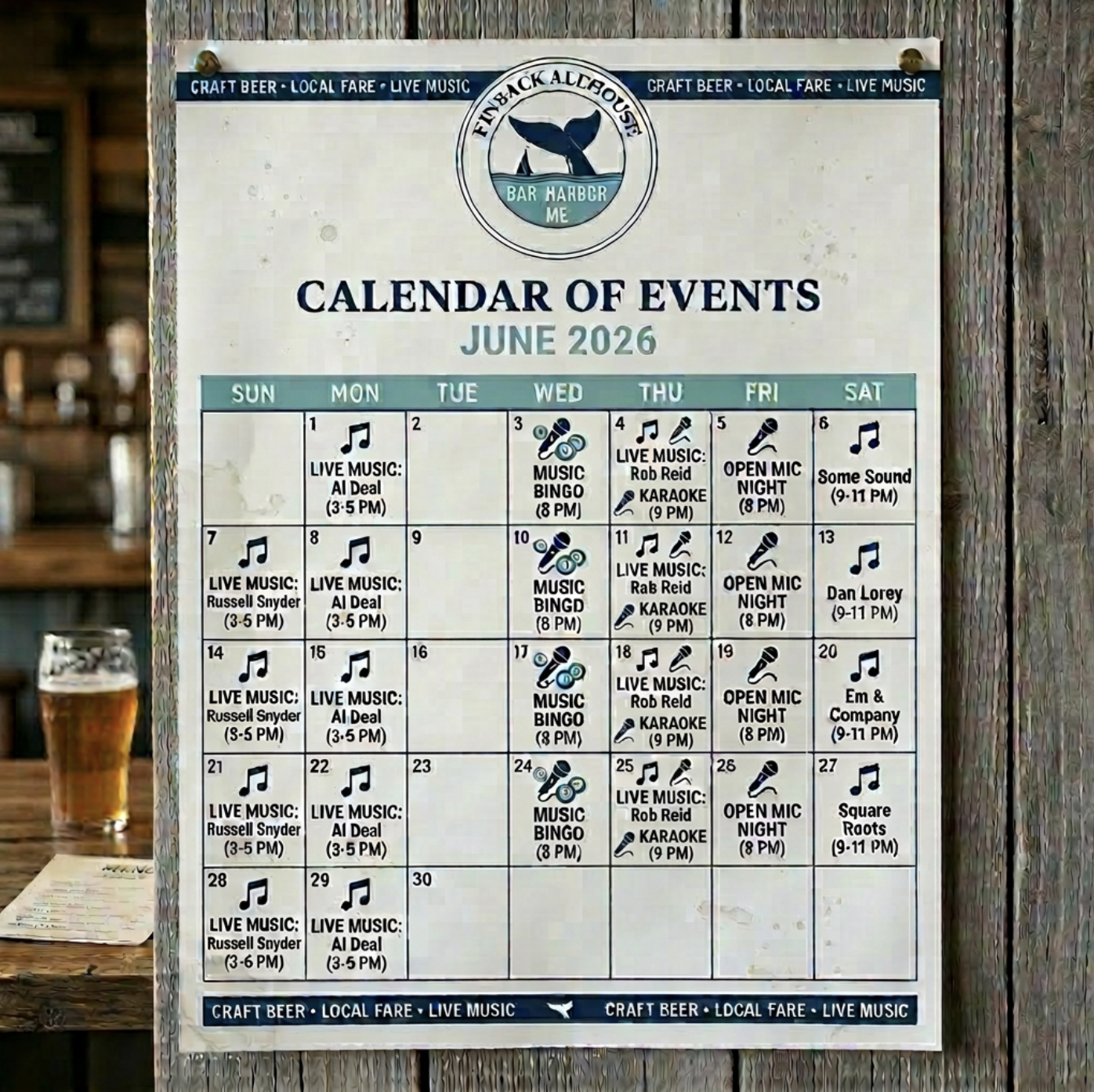 calendar of events 2026